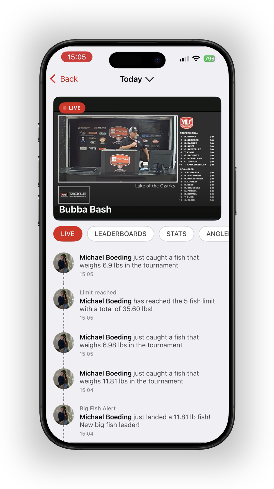 App screen